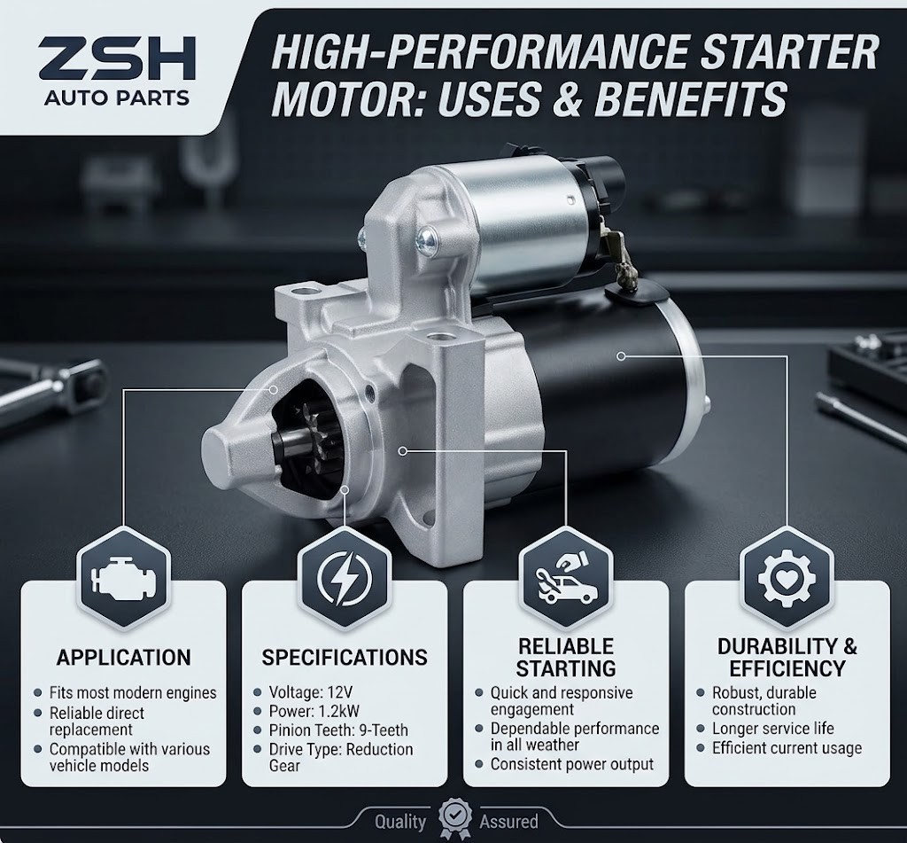 New Starter Fit for 2014-2016 Chevy Silverado 1500, GMC Sierra 1500 New Starter Fit for 2014-2016 Chevy Silverado 1500, GMC Sierra 1500