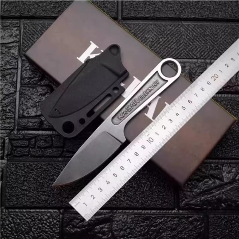 LANG DUN Fixed Blade Survival Knife 7.5cm Blade EDC Camping Knife w/ Sheath