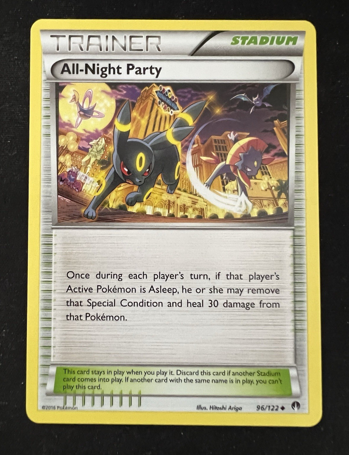Pokémon TCG - All-Night Party - XY Breakpoint (96/122) - NM Pokémon TCG - All-Night Party - XY Breakpoint (96/122) - NM