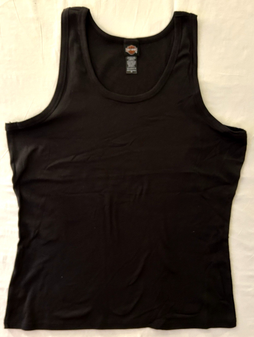 Harley Davidson Women's  Solid Black Tank Top Size XXL New