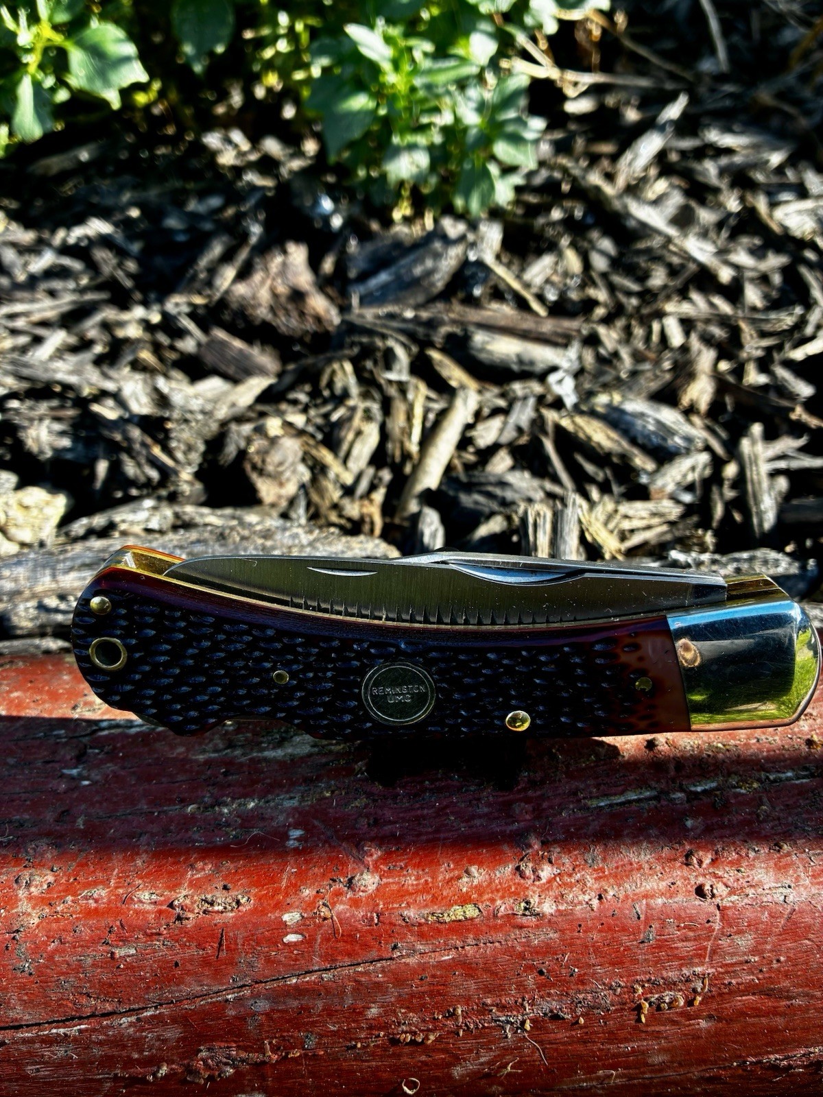 Remington UMC R3 Big Game folding lockback knife Nice.Main Blade Is little Short