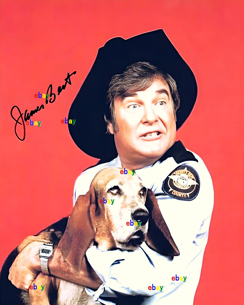 JAMES BEST SIGNED REPRINT ROSCO THE DUKES OF HAZZARD AUTOGRAPH 8\ JAMES BEST SIGNED REPRINT ROSCO THE DUKES OF HAZZARD AUTOGRAPH 8\