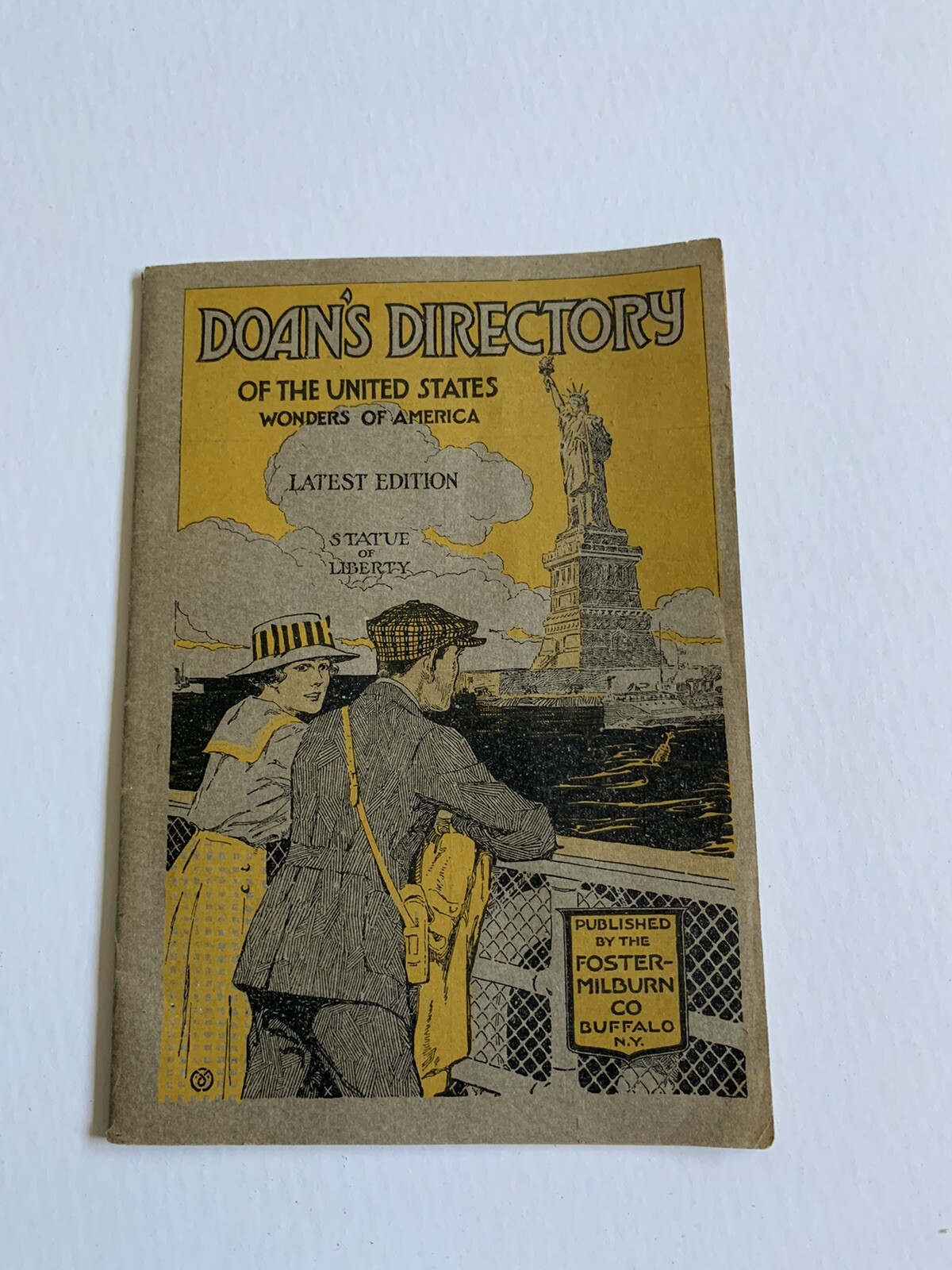 1918-19 DOAN\'S DIRECTORY THE US POPULATION Statue Of Liberty Medicine QUACKERY 1918-19 DOAN\'S DIRECTORY THE US POPULATION Statue Of Liberty Medicine QUACKERY
