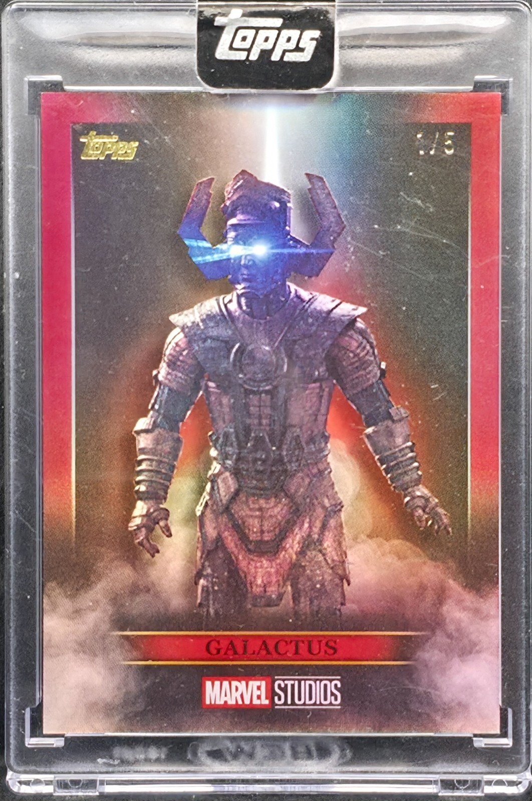 2025 Topps Marvel The Collector Galactus V-02 Villainy Red 1/5 2025 Topps Marvel The Collector Galactus V-02 Villainy Red 1/5