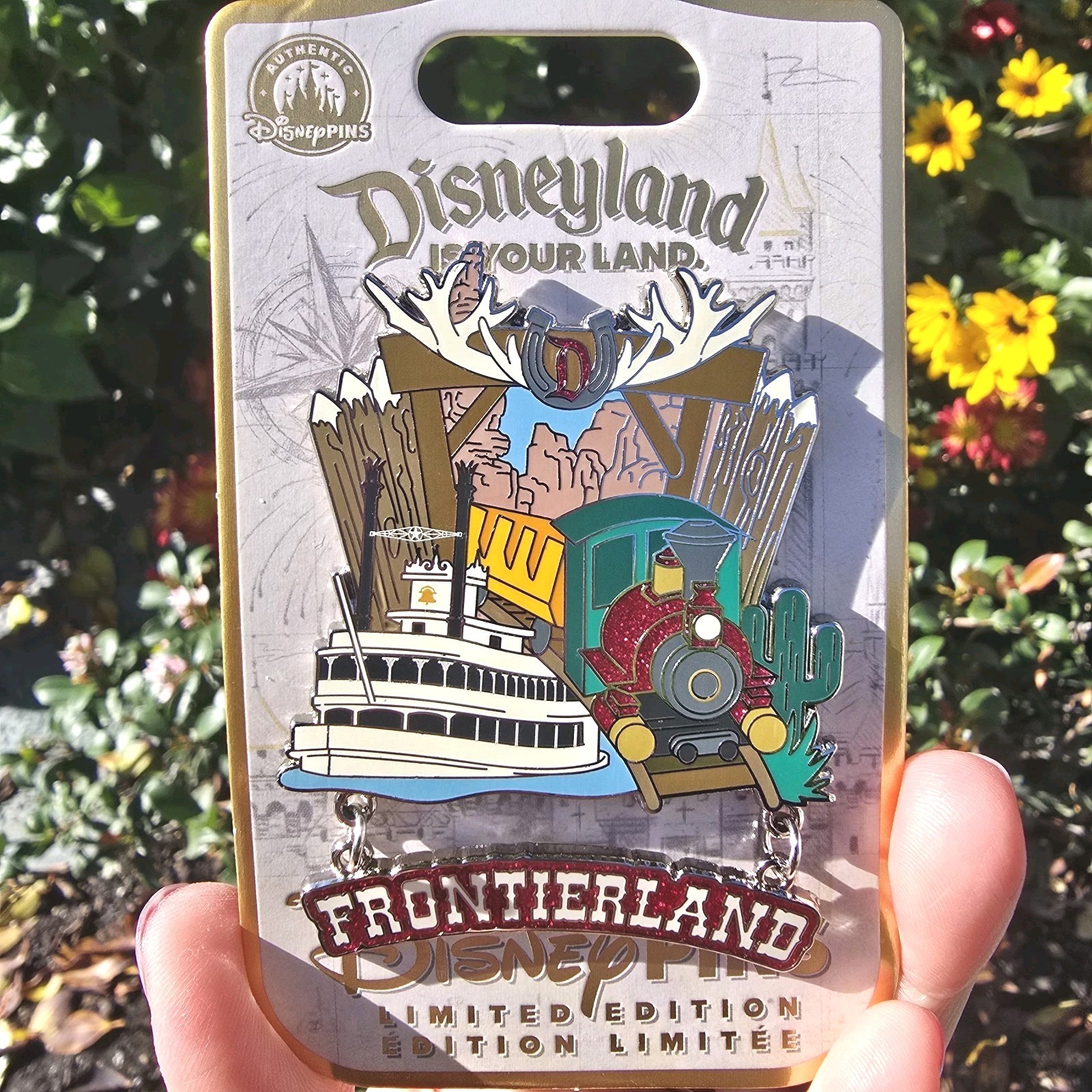 Disneyland Is Your Land Frontierland 4of 6 Pin LE 3000 Disneyland Is Your Land Frontierland 4of 6 Pin LE 3000