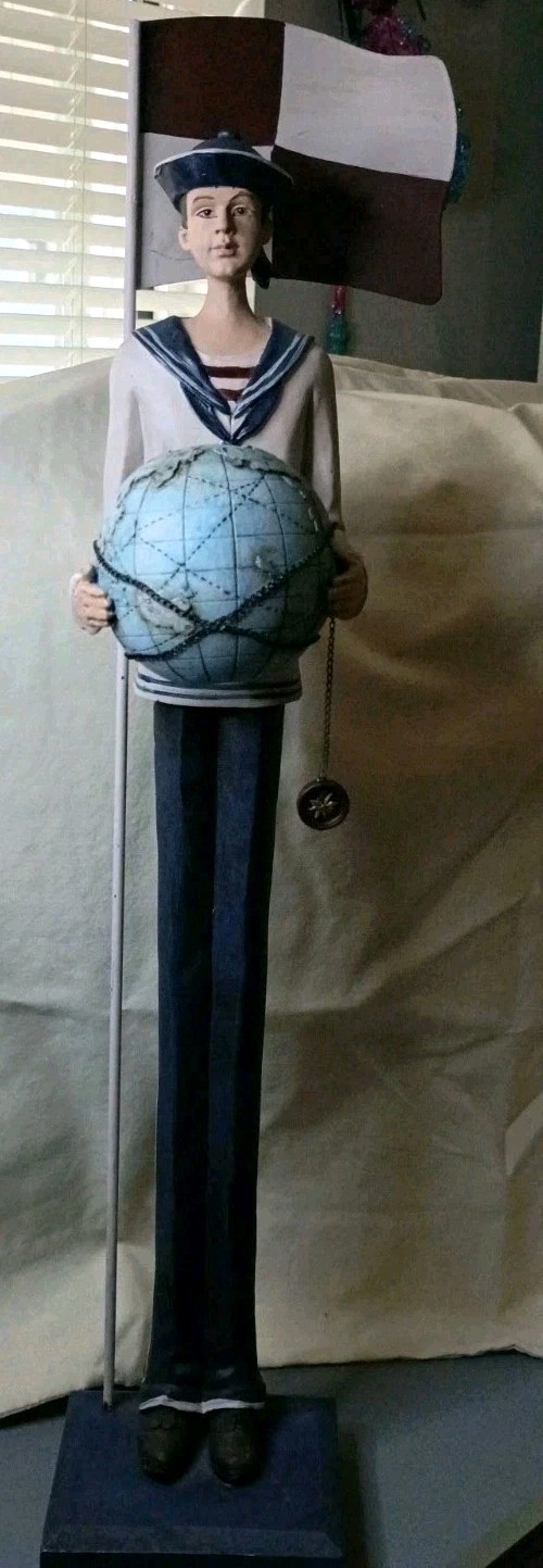 Sailor Holding Globe by Italian designer Gianni Di Lucca Sailor Holding Globe by Italian designer Gianni Di Lucca