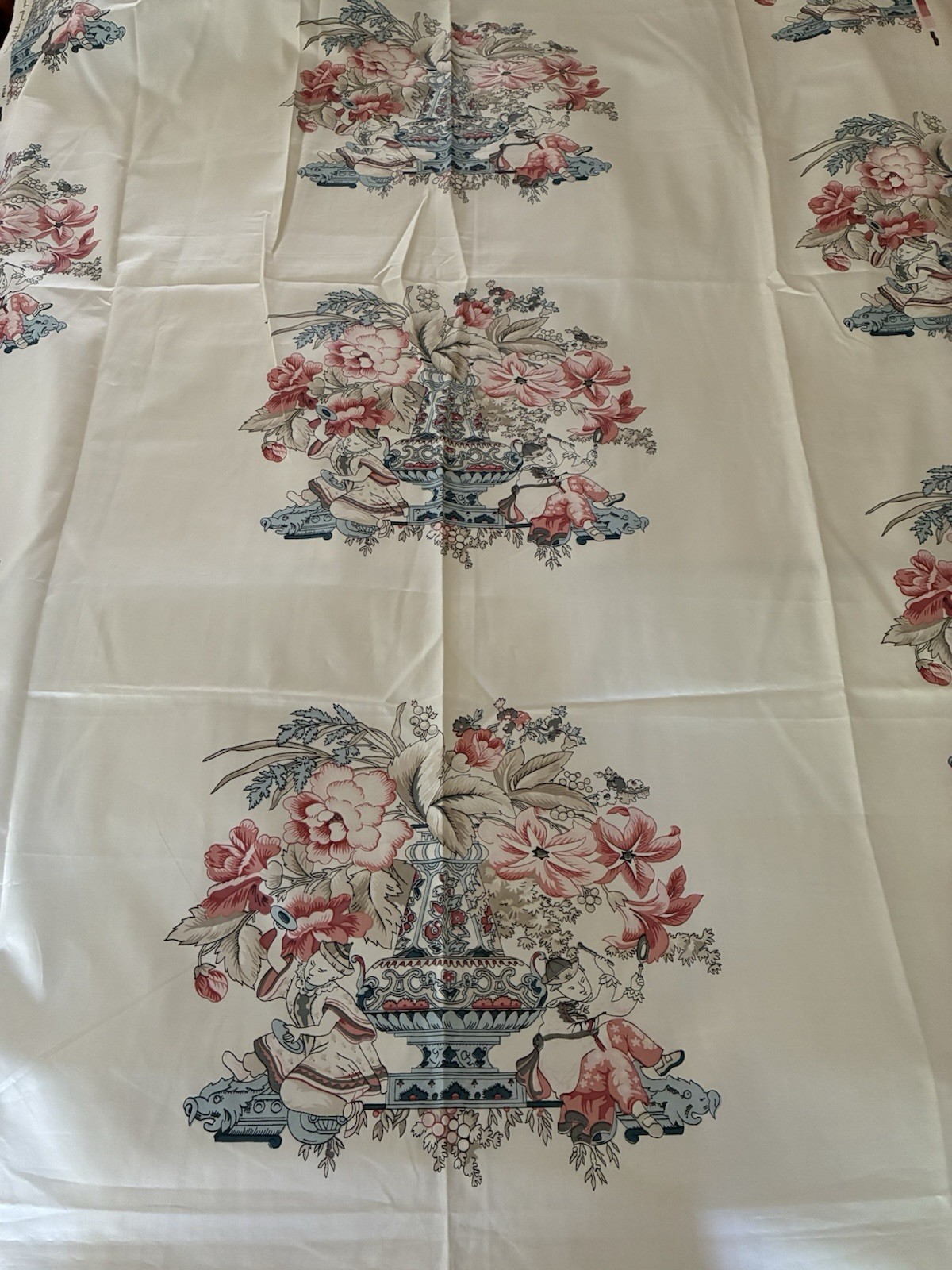 1.69Yds RARE Vintage Scalamandre “Chinese Celebration” Chinoiserie Fabric 1980 1.69Yds RARE Vintage Scalamandre “Chinese Celebration” Chinoiserie Fabric 1980