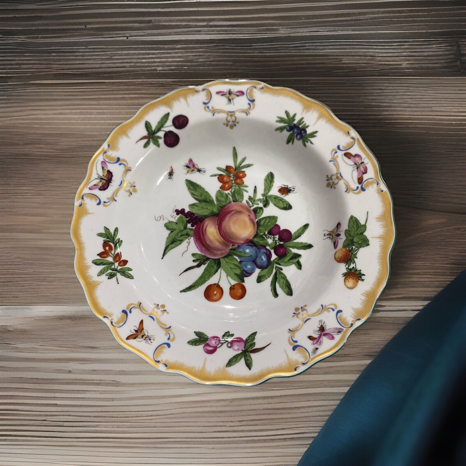 Mottahedeh Duke of Gloucester Rimmed Soup Bowl