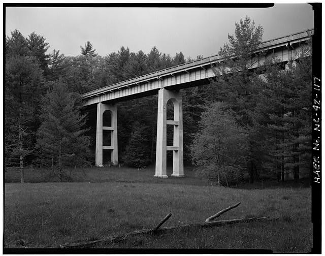 Photo:Asheville North Carolina 1939 Laurel Fork Viaduct Blue Ridge Parkway