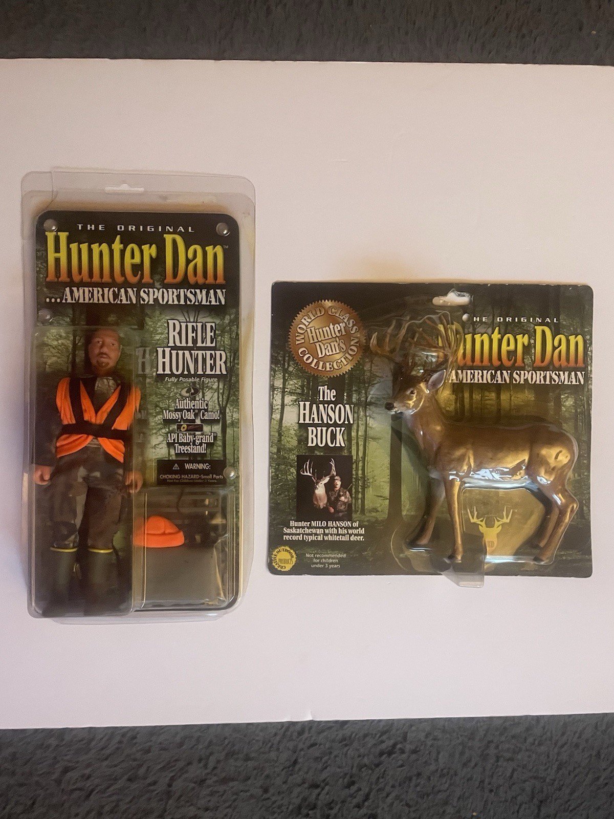 Hunter Dan Rifle Hunter Action Figure & The Hanson Buck In Package Hunter Dan Rifle Hunter Action Figure & The Hanson Buck In Package