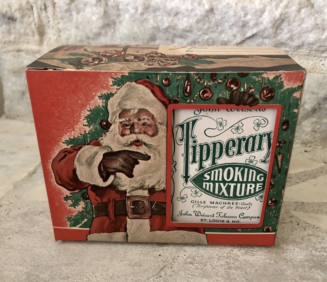 NOS Vintage 1940s EMPTY Santa Advertising Display Boxes John Weisert Tipperary