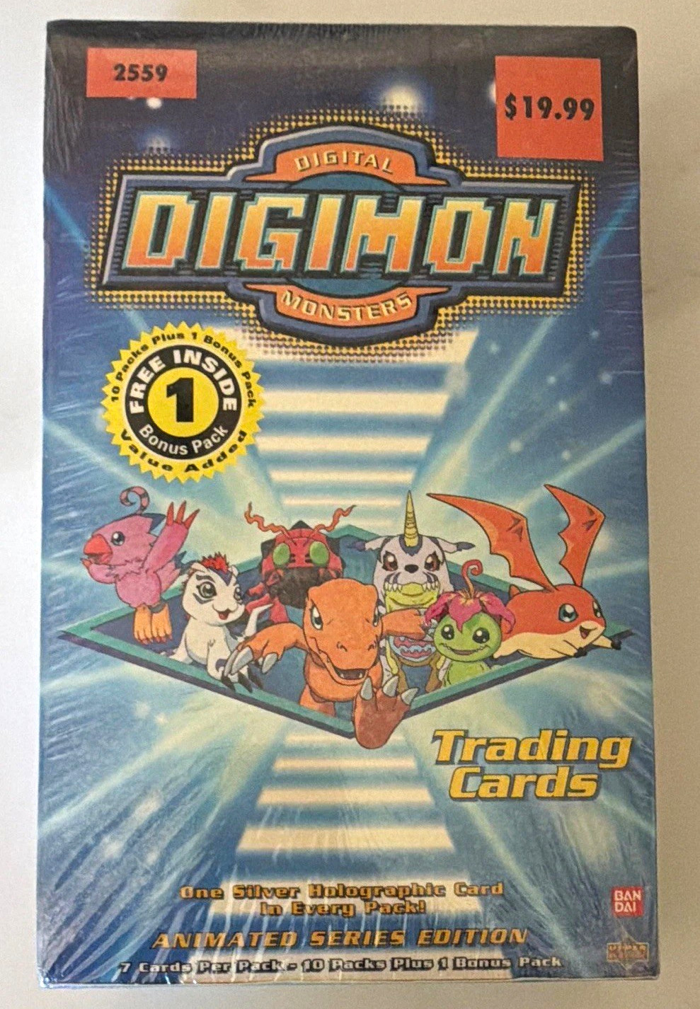 Bandai Digimon Animated Series Edition Digital Trading Cards Box 7 Cards Bandai Digimon Animated Series Edition Digital Trading Cards Box 7 Cards