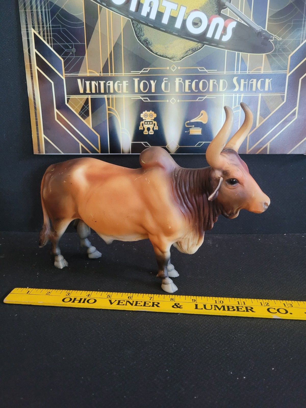 Vintage Breyer Red Brahma Bull Original Issue