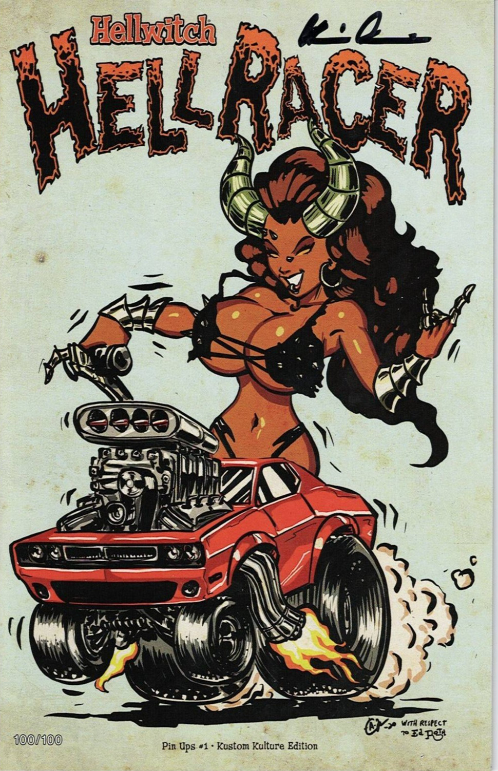 Lady Death Pin Ups #1 SET of 3 Kustom Kulture Comics--David Harrigan Lady Death Pin Ups #1 SET of 3 Kustom Kulture Comics--David Harrigan
