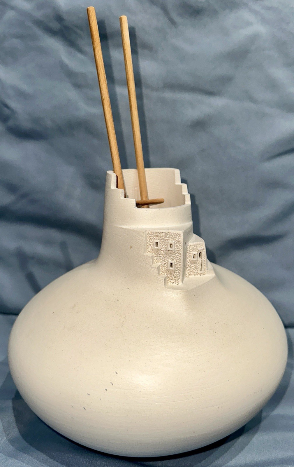 Signed Wilfred Garcia Dwelling Jar  Acoma Pueblo