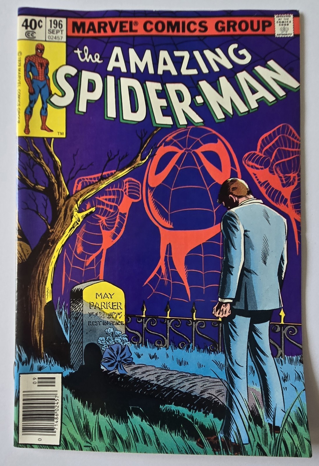 Amazing Spider-Man #196 (1979) 40¢ Newsstand 1st Debra Whitman Marvel