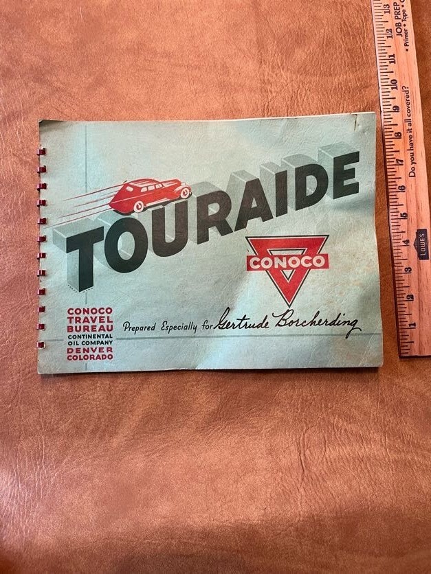 1941 CONOCO Touraide Trip Map Travel Guide Gas Oil Sign Company Advertising 1941 CONOCO Touraide Trip Map Travel Guide Gas Oil Sign Company Advertising