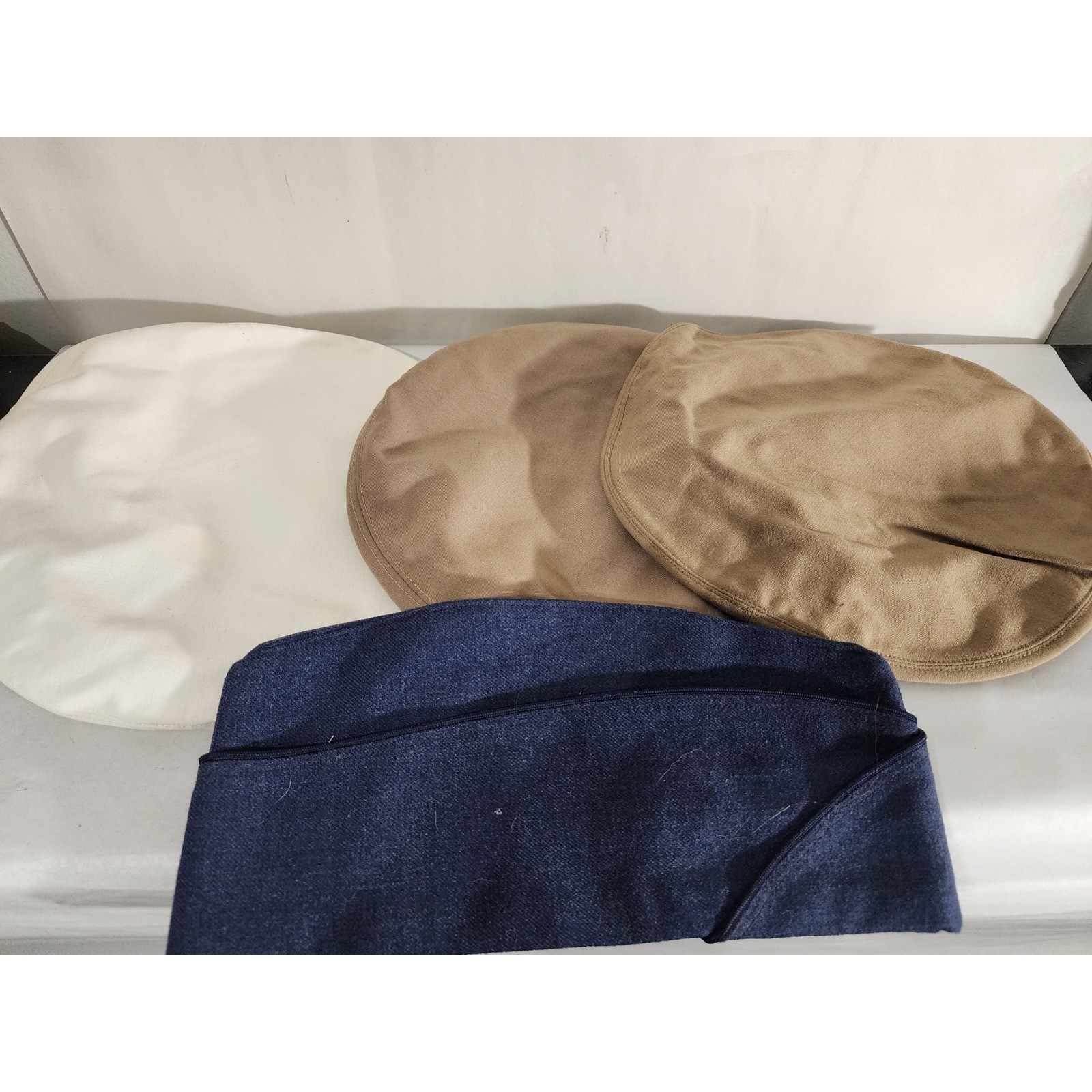 Vintage Military Hat Lot of 4 US Air Force Navy Wool Caps & Covers