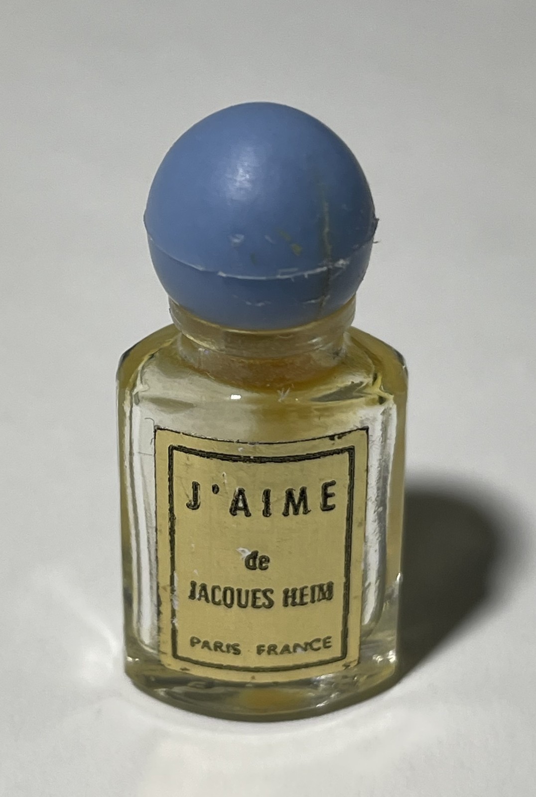 Vintage J'aime de Jaques Heim Micro Mini Perfume Bottle, Paris France Vintage J'aime de Jaques Heim Micro Mini Perfume Bottle, Paris France