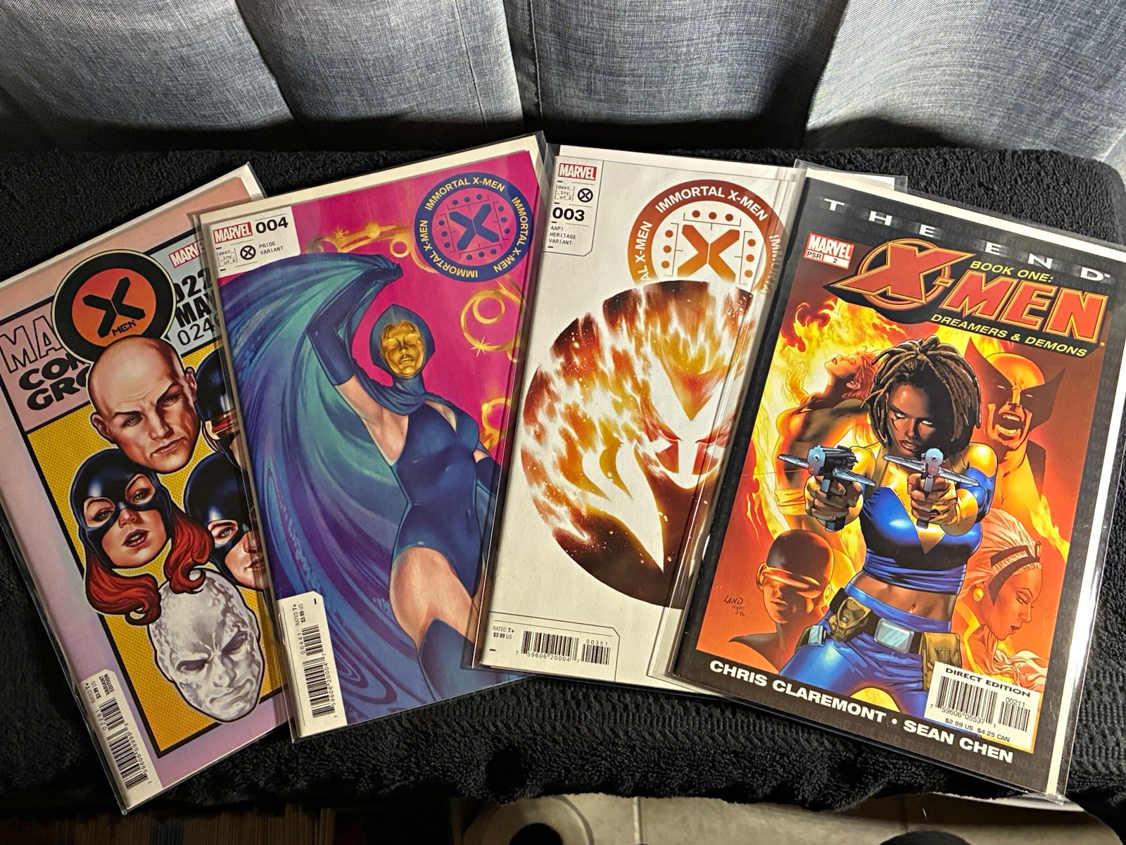 X-Men The End #2 X-Men #22 Immortal X-Men #3 #4 Marvel 4 Issue Variant Lot