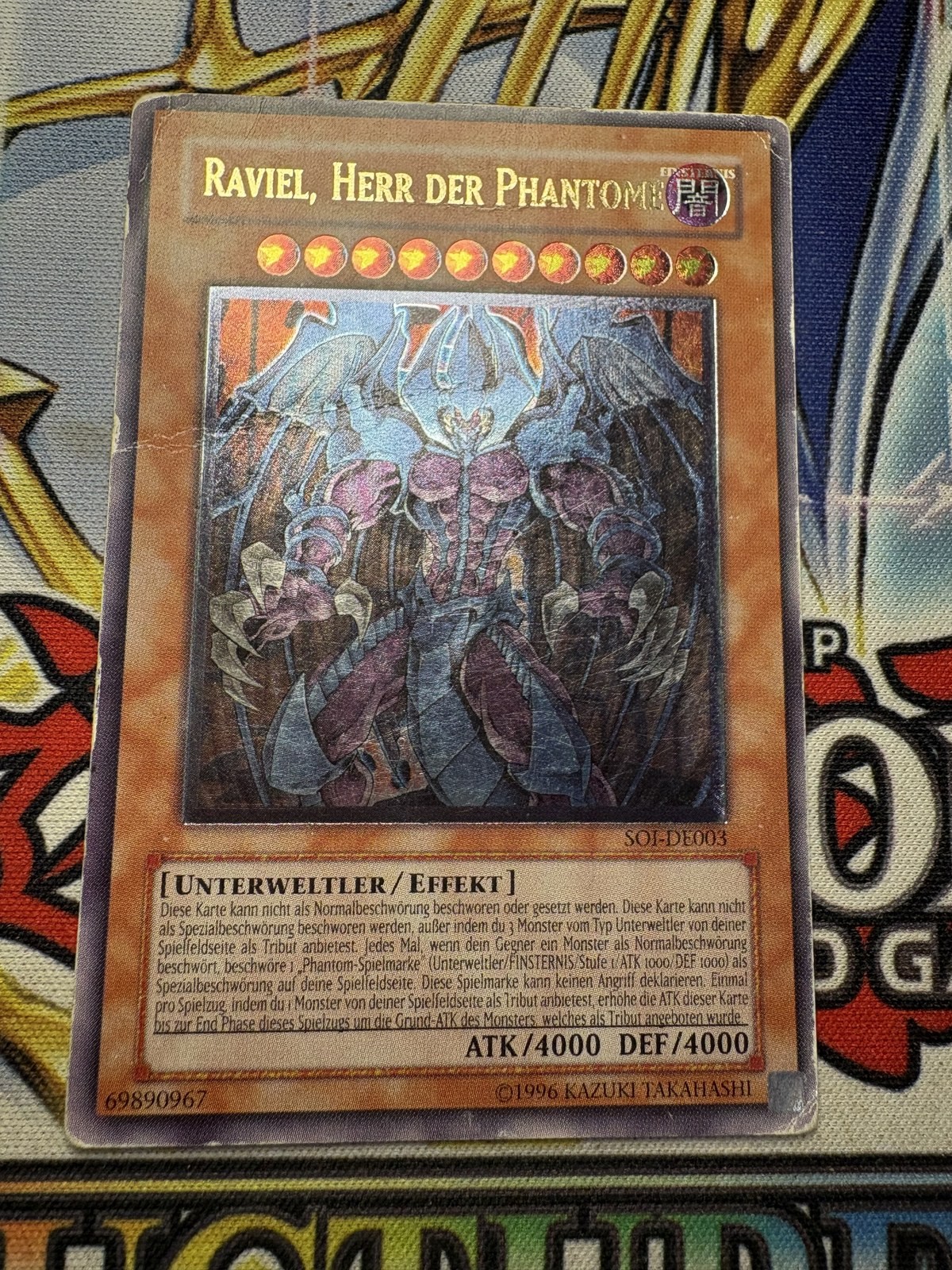 Yugioh Raviel, Lord of the Phantoms Ultimate Rare - SOI-EN003 Unlimited - German