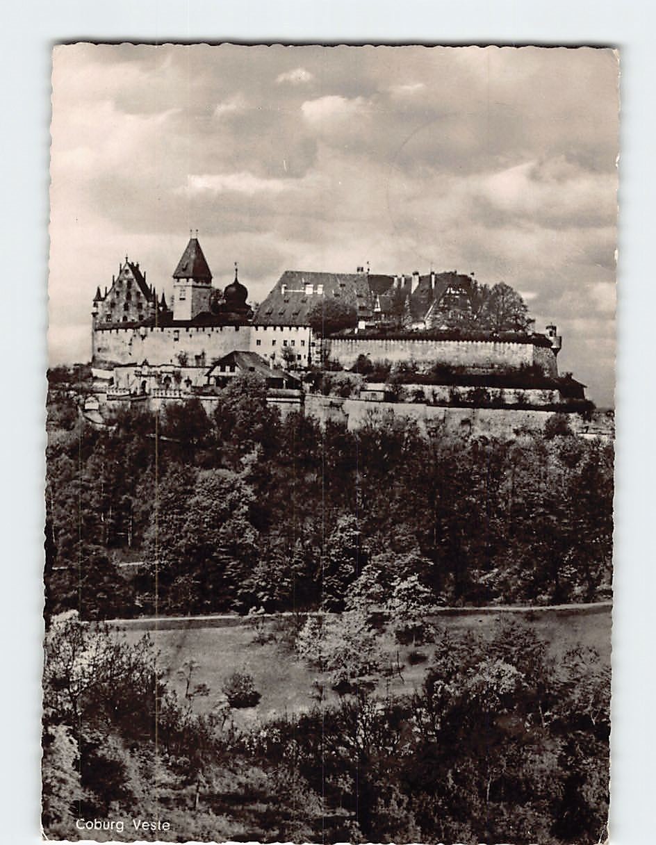Postcard Coburg Veste Coburg Germany