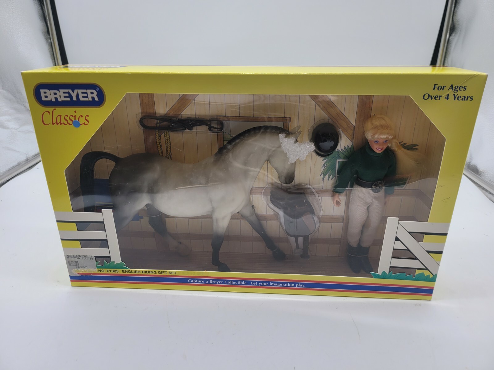 Breyer Classics English Horse and Rider #61005, Factory Sealed 1997 RARE