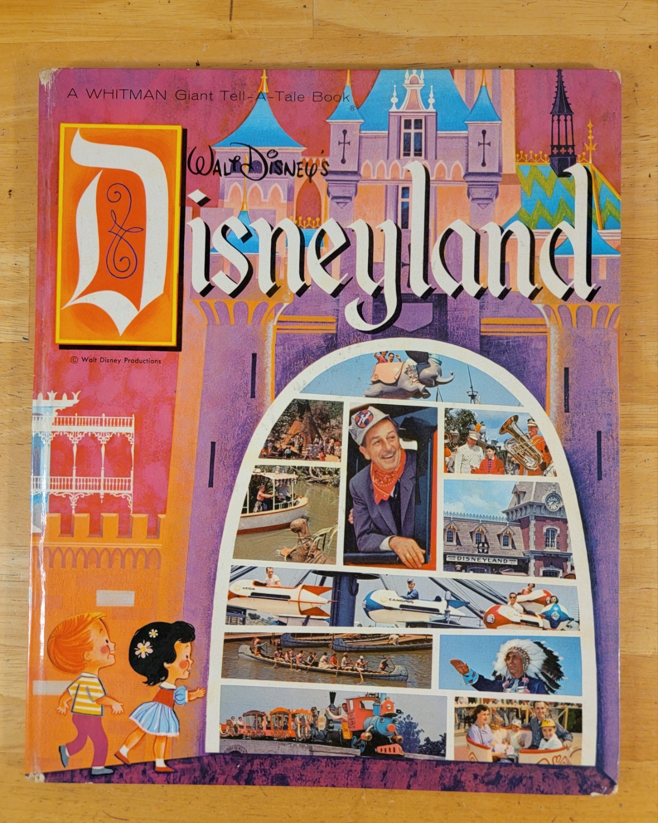 Walt Disney's Disneyland A Whitman Giant Tell-A-Tale Book 1964 Walt Disney's Disneyland A Whitman Giant Tell-A-Tale Book 1964