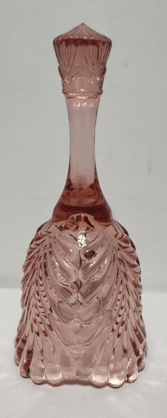 Fenton Rose/Pink Colored Glass Bell Unmarked