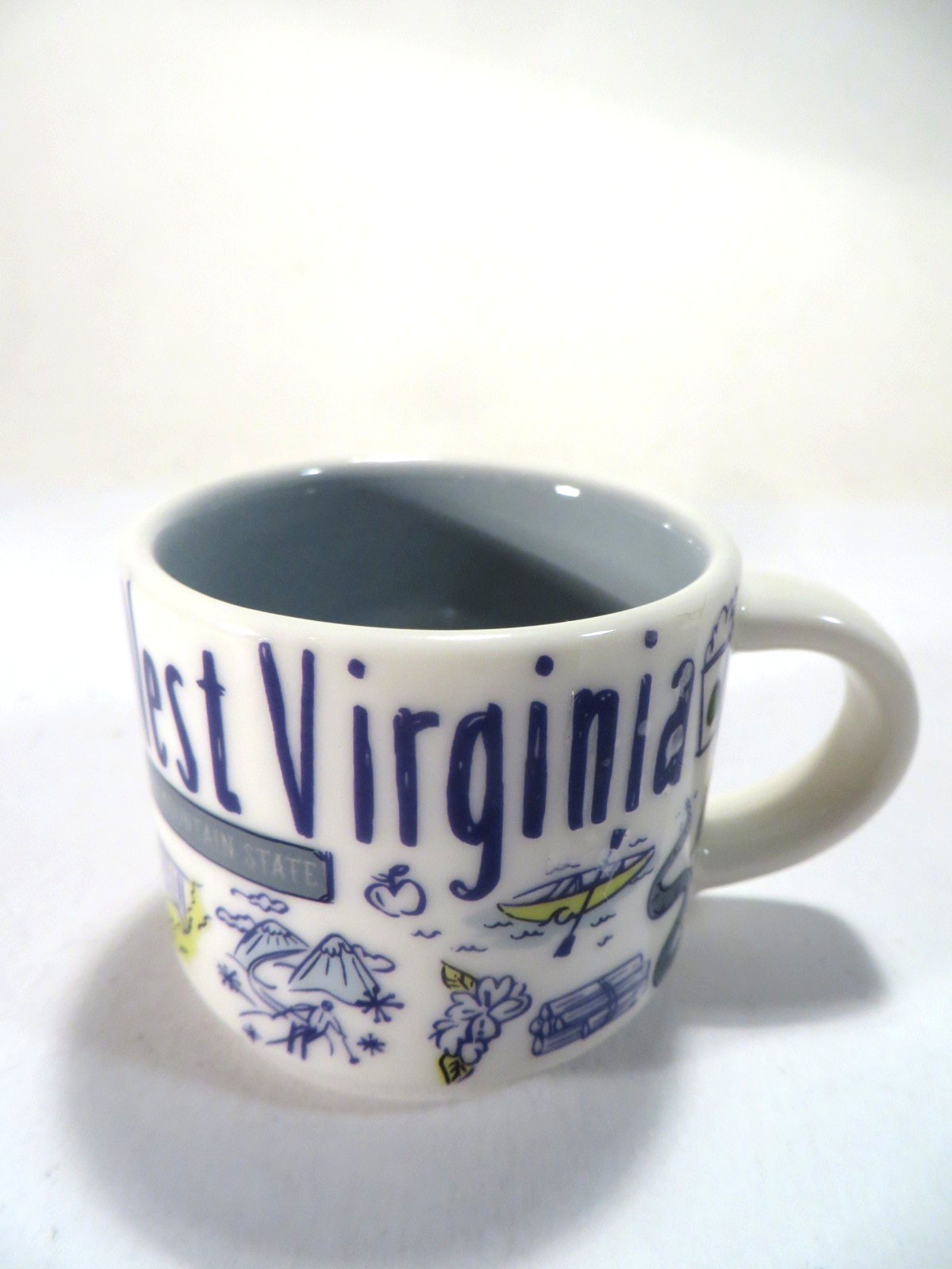 Starbucks Espresso Mini Mug West Virginia \'Been There Series\' 2oz Starbucks Espresso Mini Mug West Virginia \'Been There Series\' 2oz