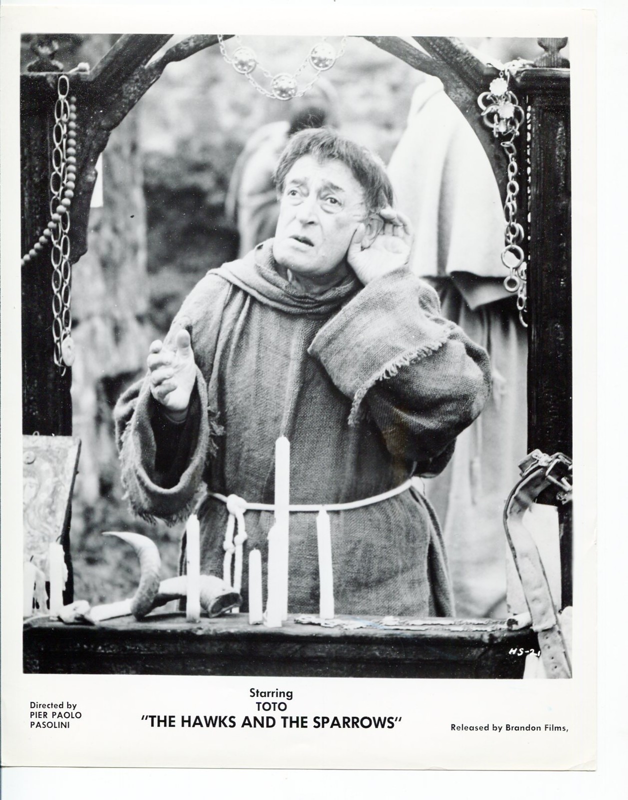 Hawks And The Sparrows-Toto-8x10-B&W-Promo-Still-Drama-Comedy Hawks And The Sparrows-Toto-8x10-B&W-Promo-Still-Drama-Comedy