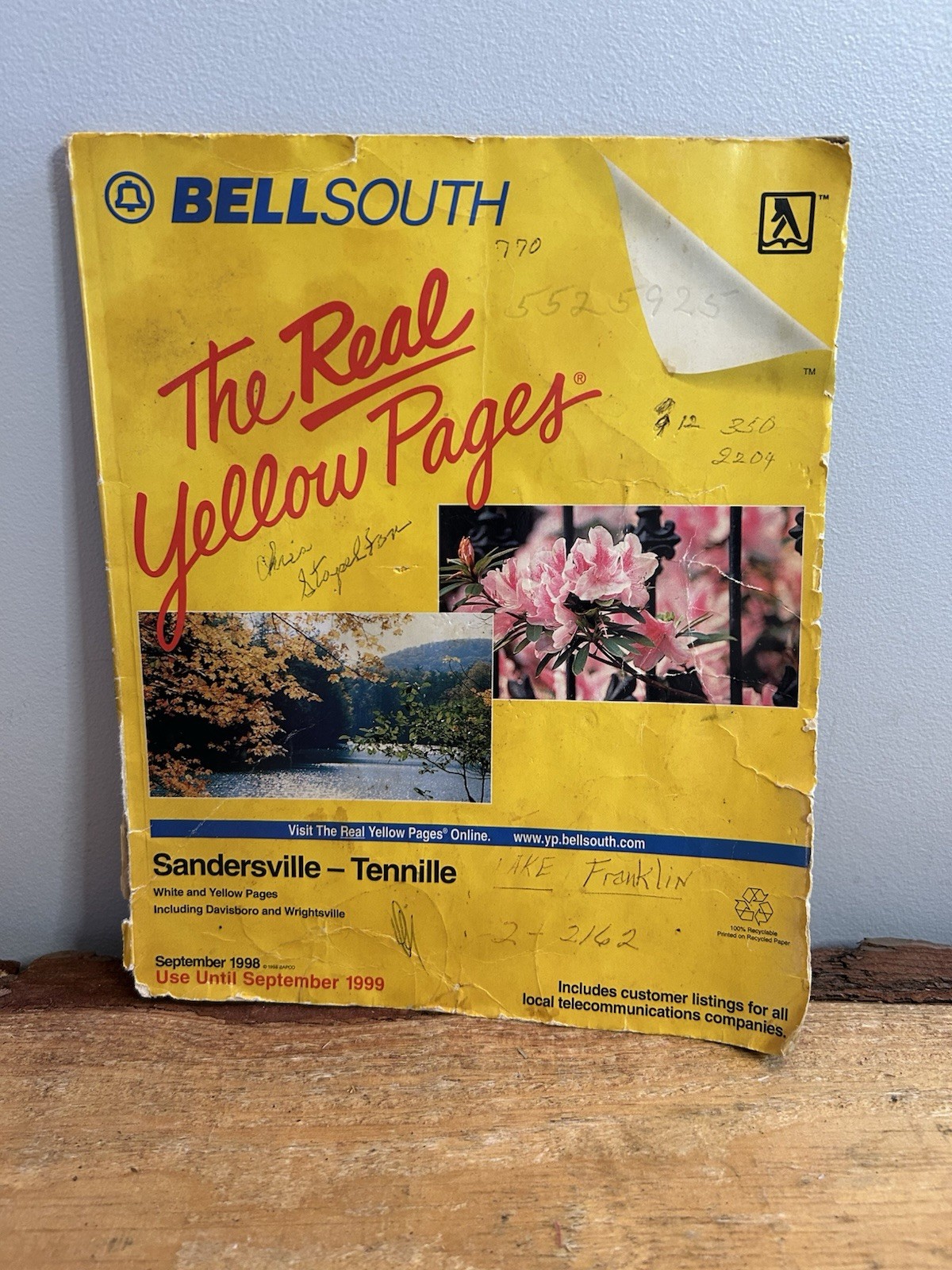 VTG, 1998-1999, Bellsouth, Phone book , Sandersville-Tennille , Ga VTG, 1998-1999, Bellsouth, Phone book , Sandersville-Tennille , Ga