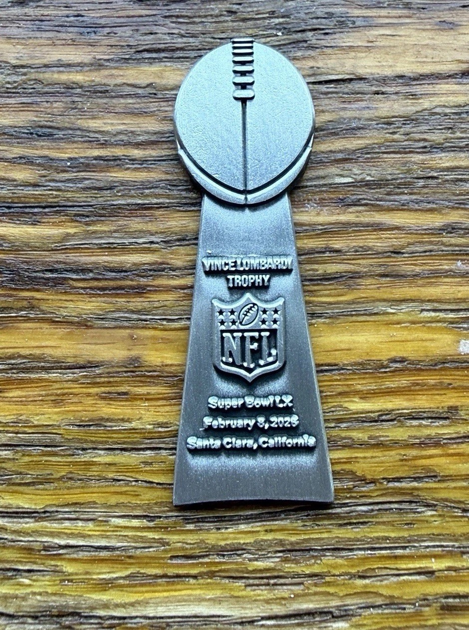 CHP Super Bowl LX Challenge Coin Lombardi Trophy California Highway