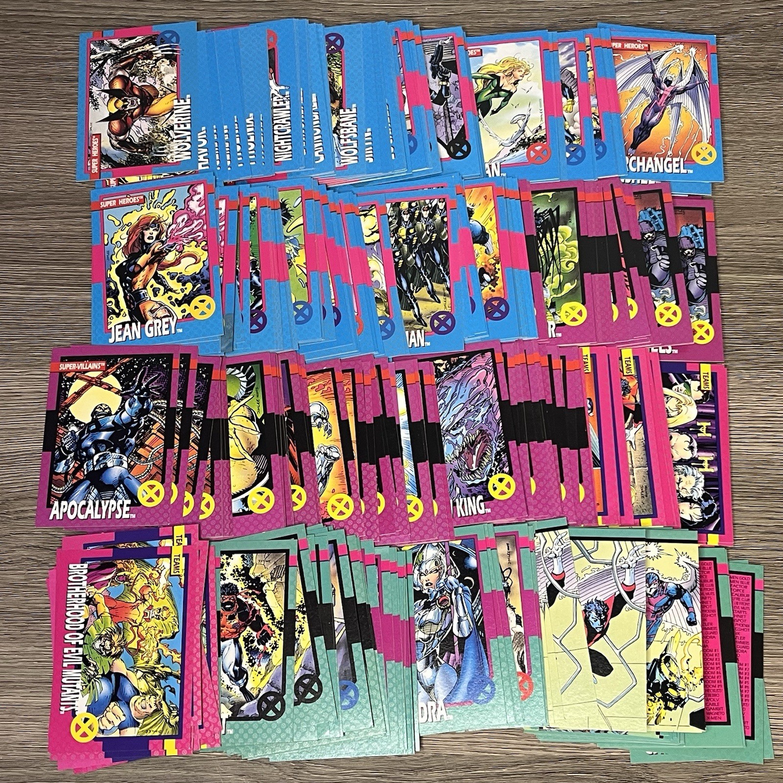 1992 Impel Marvel X-Men Trading Card Lot 300+ Cards Multiple Near Complete Sets
