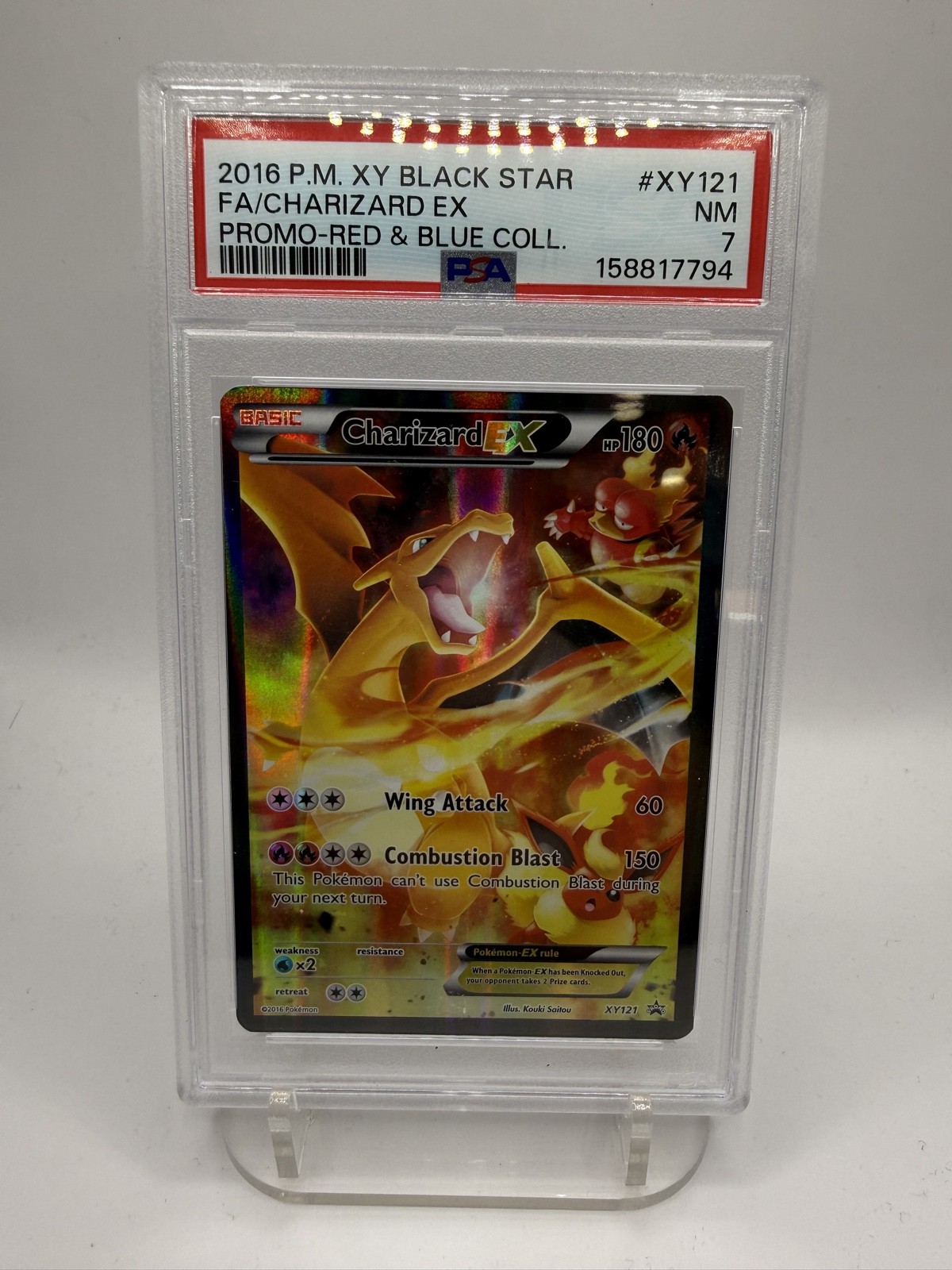 Charizard EX Xy121 XY Holo PSA 7