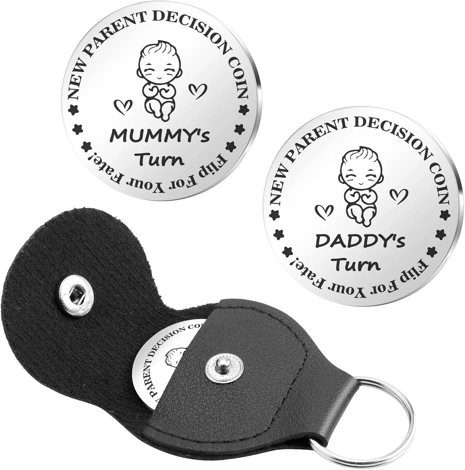 Humorous Decision Coin - Unique Gift for New Parents Humorous Decision Coin - Unique Gift for New Parents
