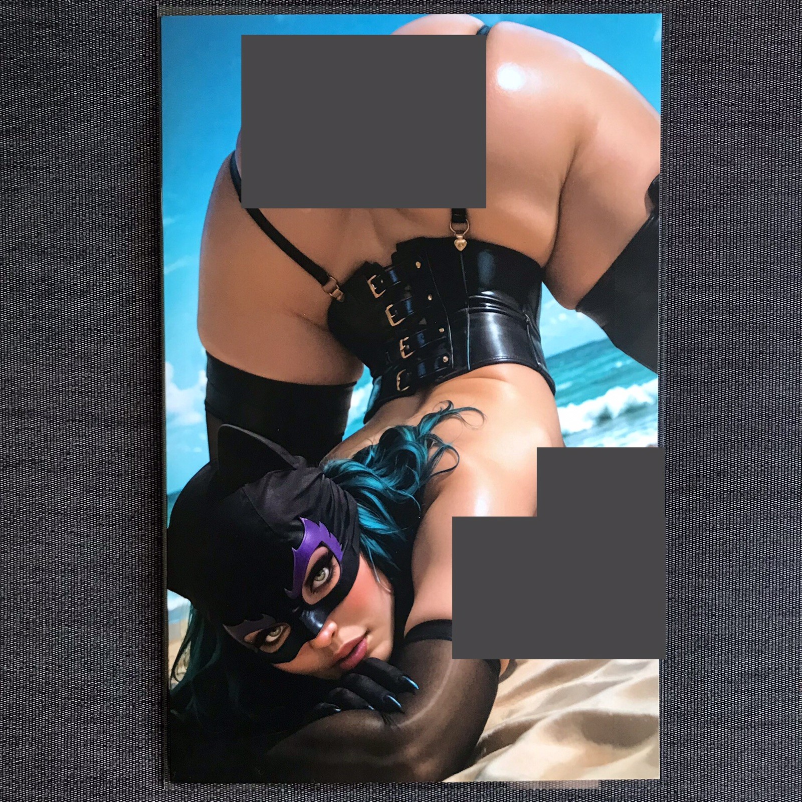 Fantasy of Cosplay Selina Kyle Catwoman VIRGIN Variant Double Cover LE 100 NM+