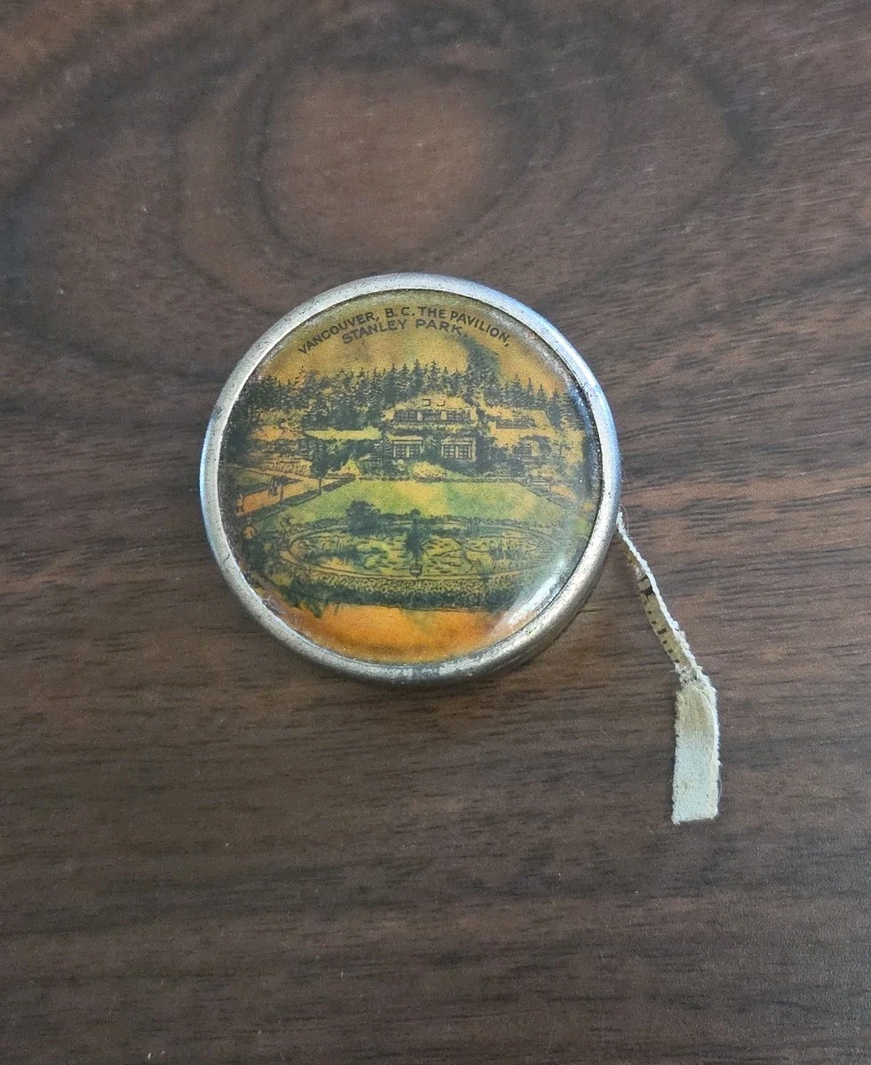 Antique Vintage Celluloid Mini Tape Measure Souvenir Made In Germany 