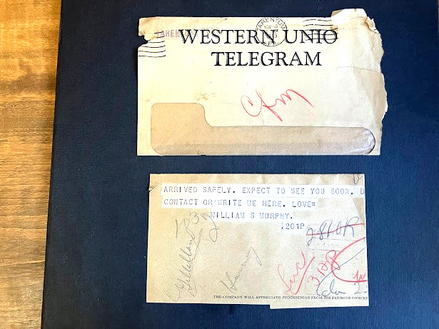 Vintage Nov. 1945 Western Union Telegram with Original Envelope New York