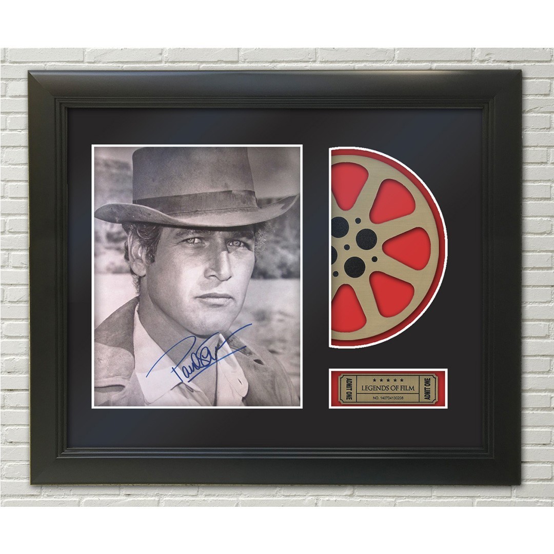 Paul Newman Replica Sinature with a 24K Gold Plated Movie Reel Paul Newman Replica Sinature with a 24K Gold Plated Movie Reel