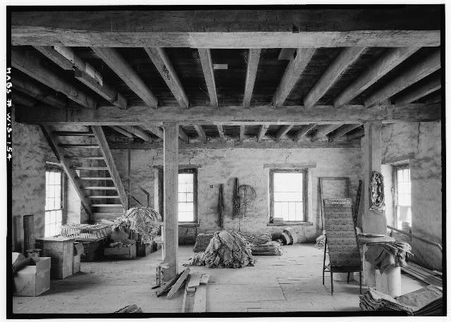 Photo:Cedarburg Mill Interior 2nd Floor Northeast Room Wisconsin 1900s