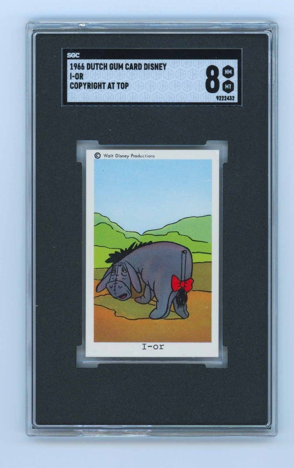 1966 Dutch Gum Disney Winnie the Pooh Eyeore (I-or) (SGC 8)