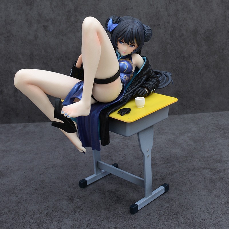 Anime Hentai Sexy Cheongsam Girl Figure PVC Collect Model Statue Toy 26cm No Box