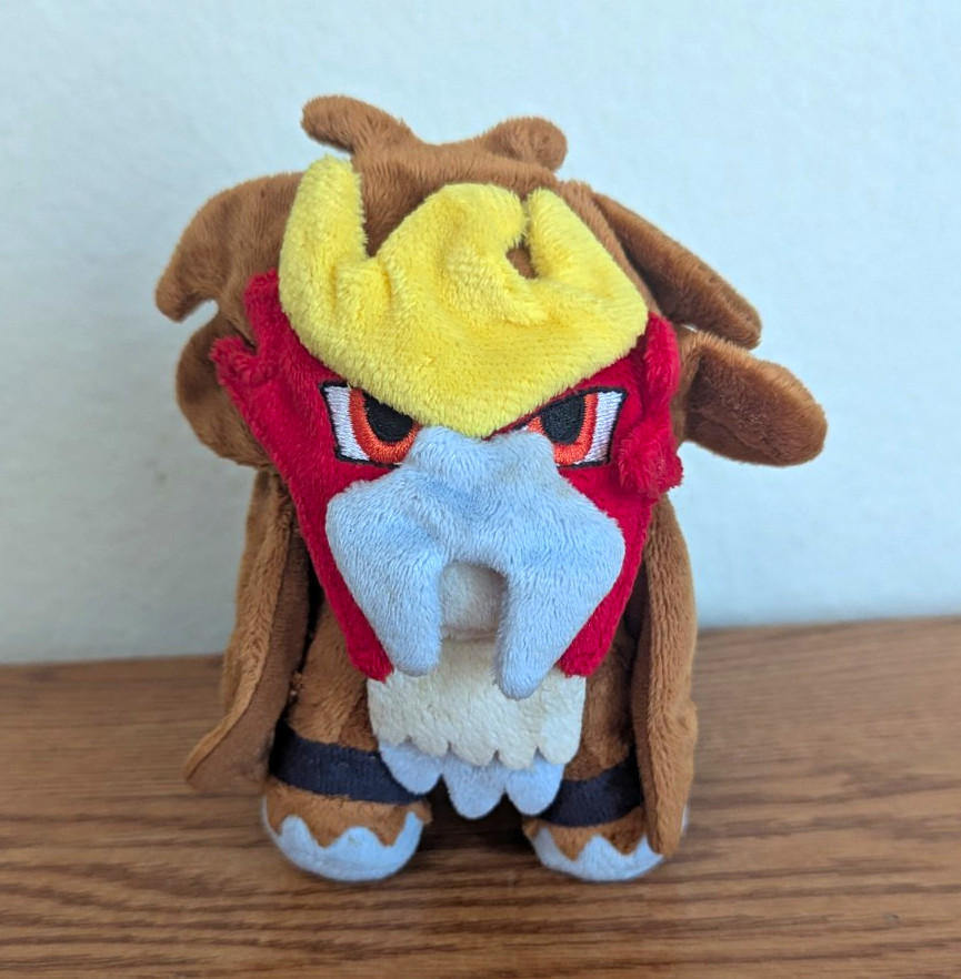 Pokemon Entei Plush Pokedoll