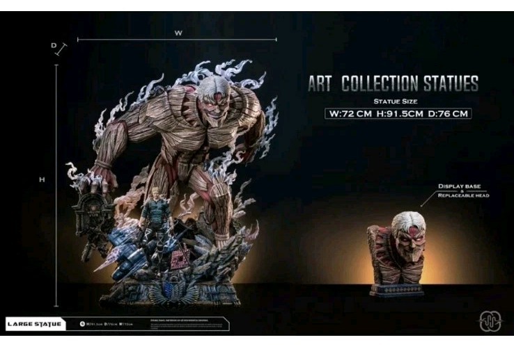 Hertz Studio Reiner “Armored Titan” Attack On Titan Statue, In Stock, US Seller Hertz Studio Reiner “Armored Titan” Attack On Titan Statue, In Stock, US Seller