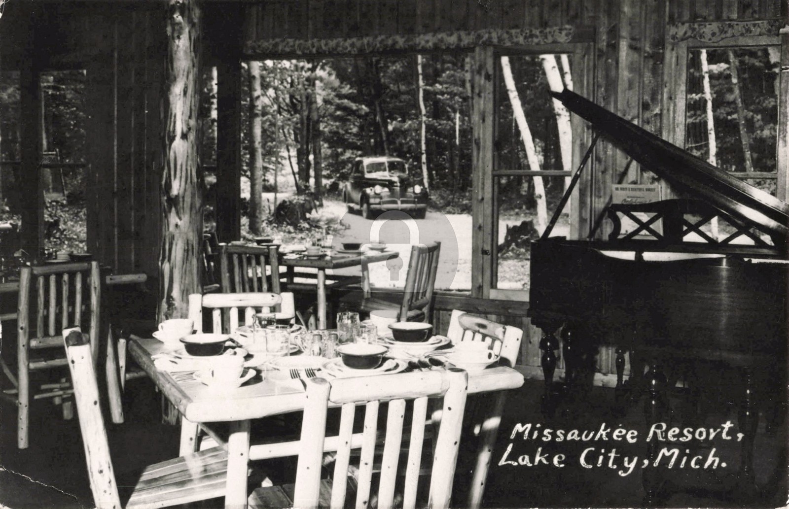 Missaukee Resort, Lake City MI Michigan 1952 RPPC Photo Postcard COPY Missaukee Resort, Lake City MI Michigan 1952 RPPC Photo Postcard COPY