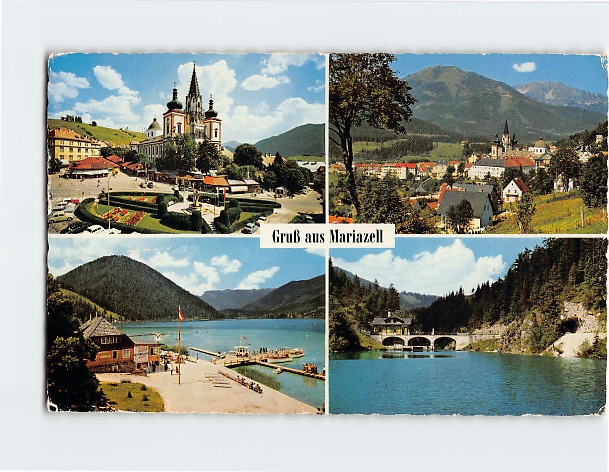 Postcard Gruß aus Mariazell, Austria