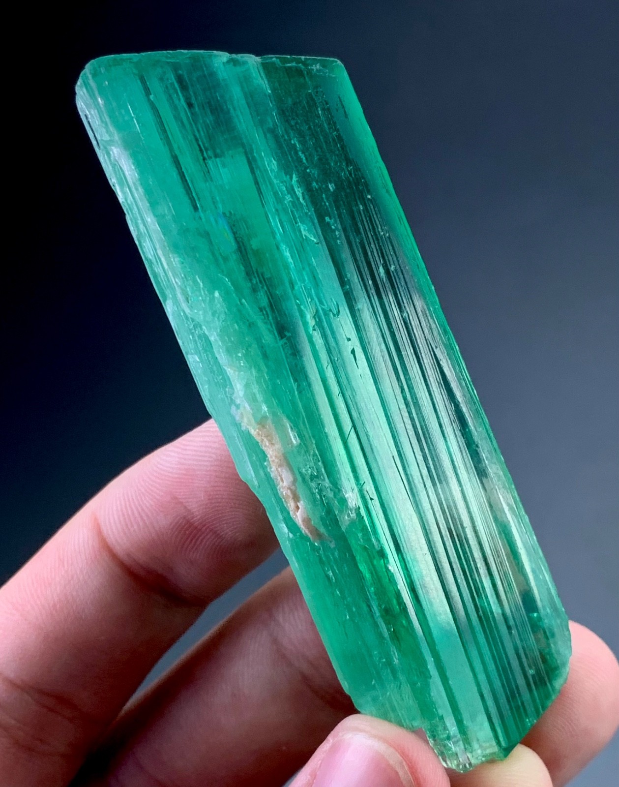 258 Cts Beautiful Kunzite Crystal From Afghanistan