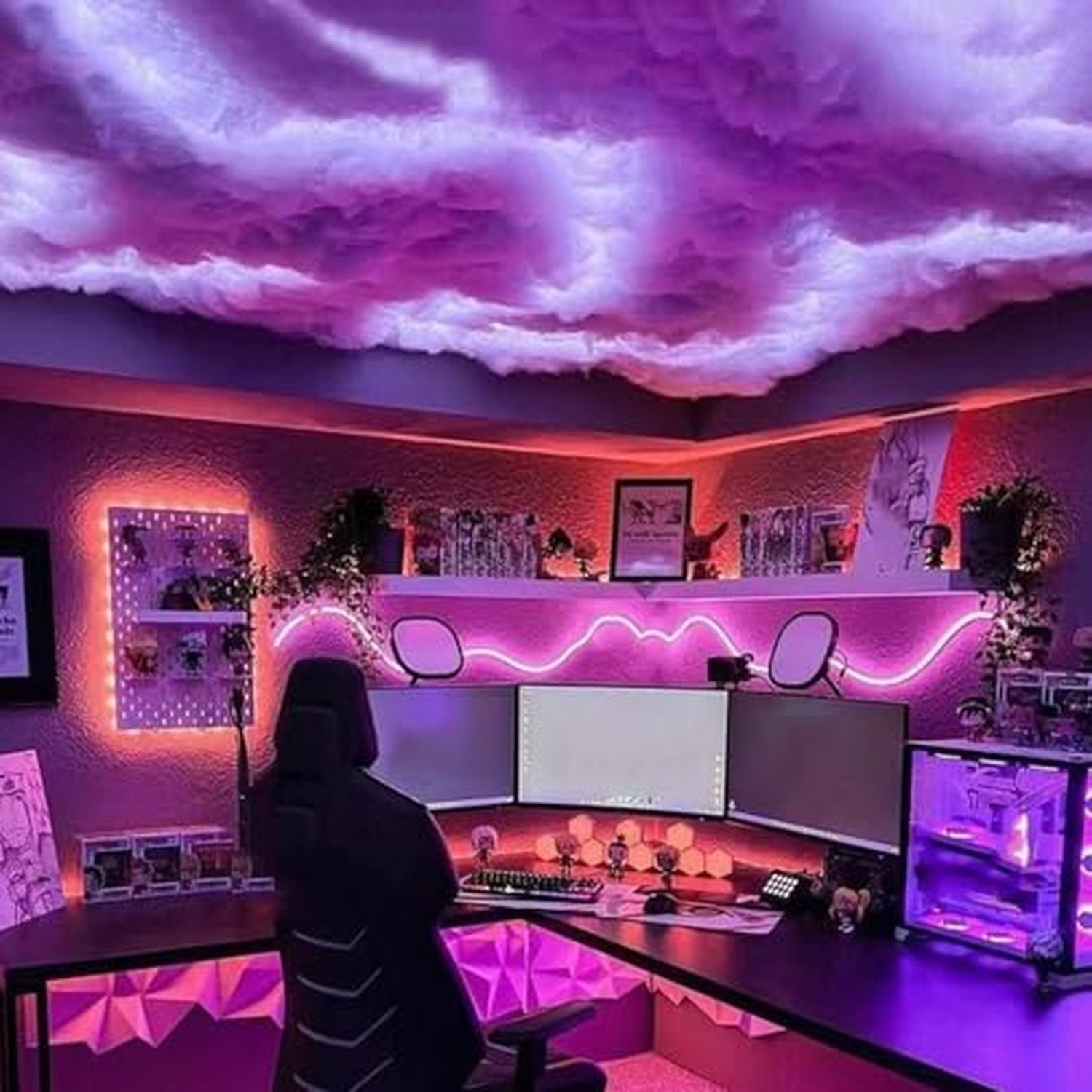 16ft Led Clouds for Ceiling, 3D Cloud Ceiling Lights for Bedroom 5M(16FT) 16ft Led Clouds for Ceiling, 3D Cloud Ceiling Lights for Bedroom 5M(16FT)