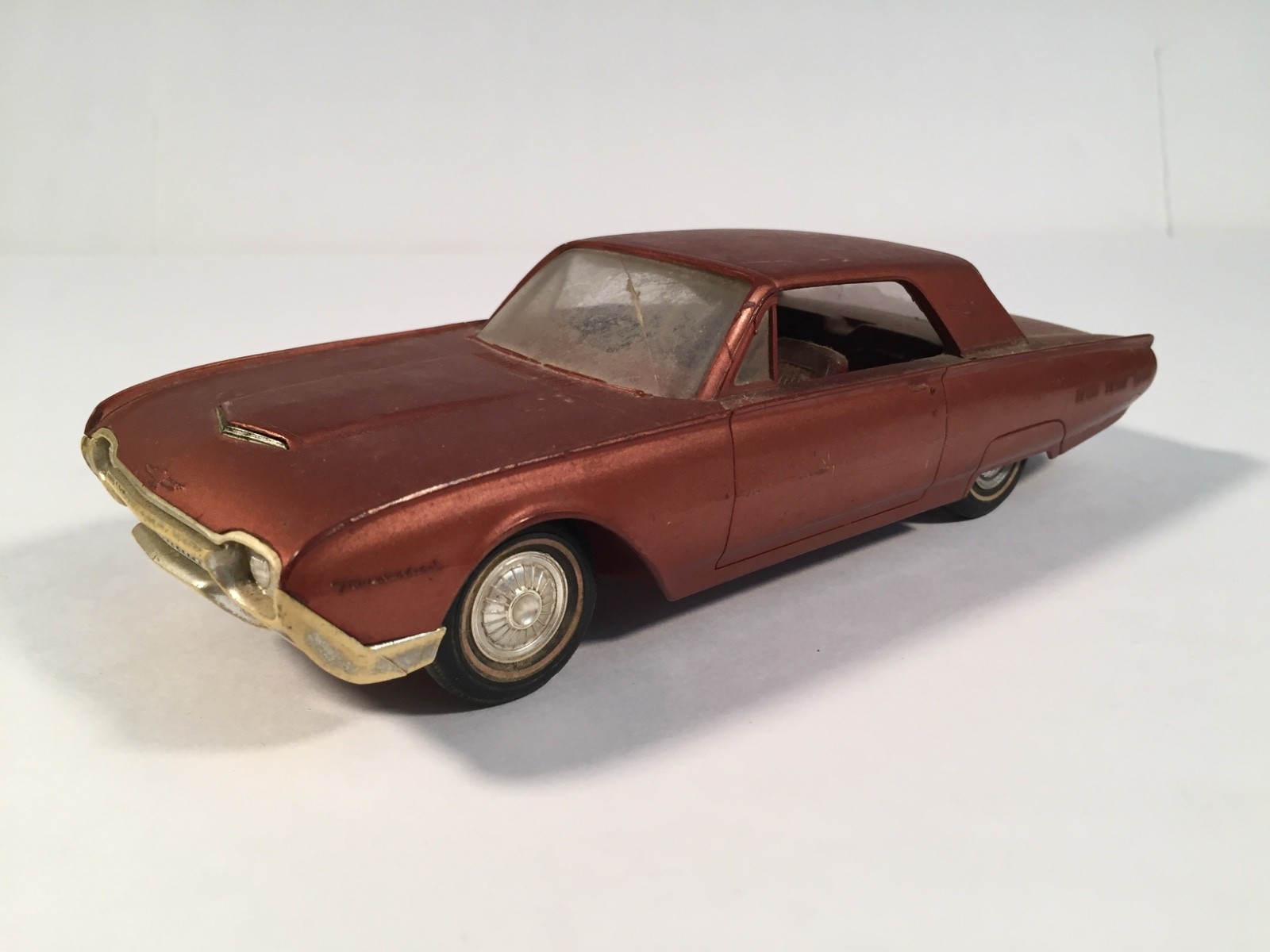 VTG 1962 Ford Thunderbird Dealer Promo Model Car Red Bronze